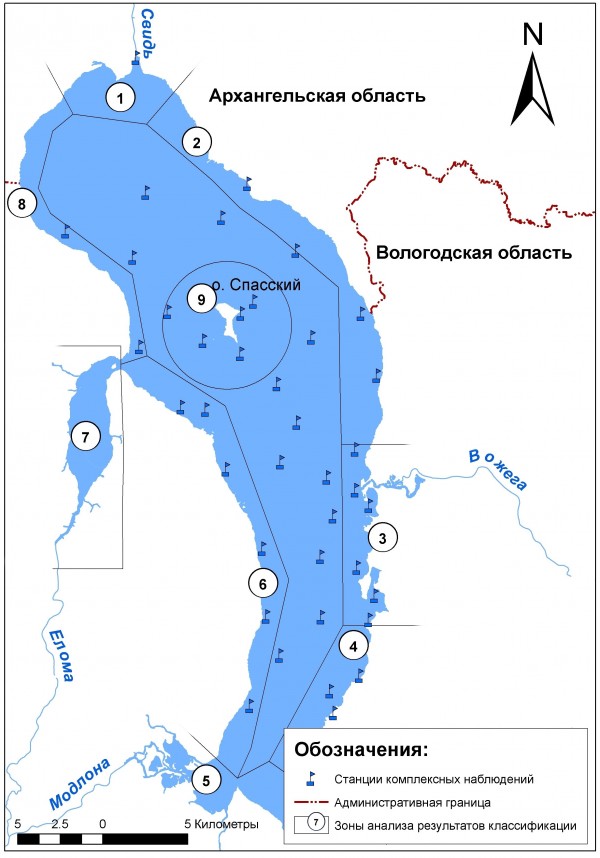 Озеро воже вологодская область рыбалка карта